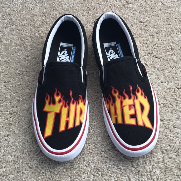 thrasher vans low